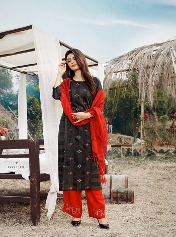 Rijiya Trends RT Brand Launches New Kurtis with Bottom And Dupatta Catalogue Vasant, Vasant Viscose Kurtis With Rayon Bottom Plazzo Catalogue In Wholesale Market, Buy Ladies Readymade Dress In Wholesale for Business